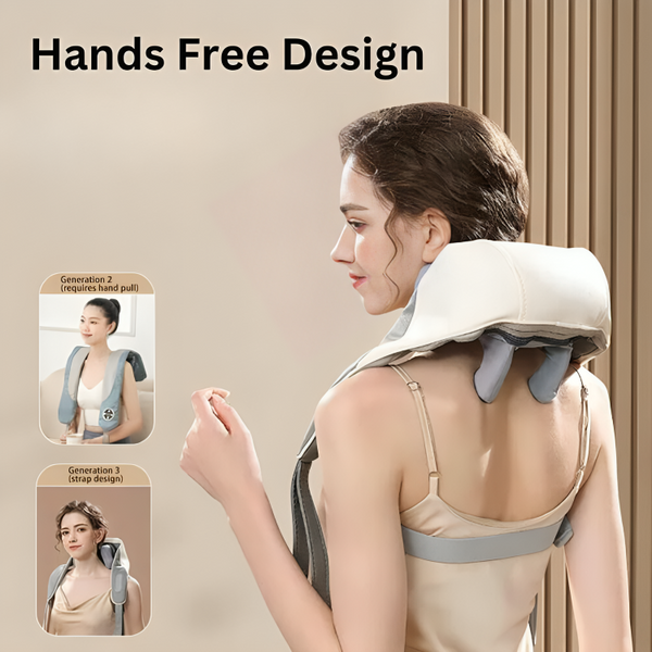 NECK & SHOULDER MASSAGER RELIEF - SHOULDER MASSAGE AT HOME